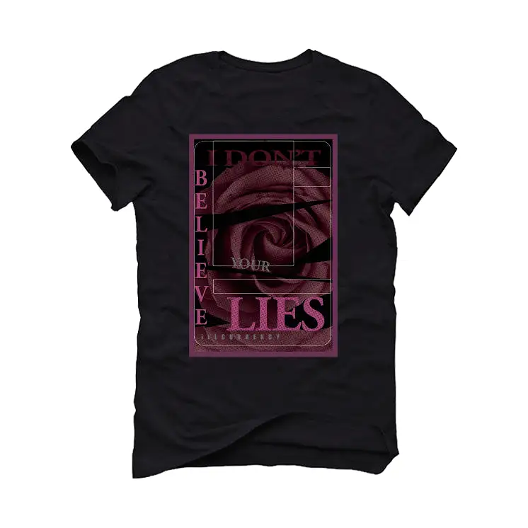 A Ma Maniére x Air Jordan 12 | illcurrency Black T-Shirt (I DON'T BELIEVE YOUR LIES)