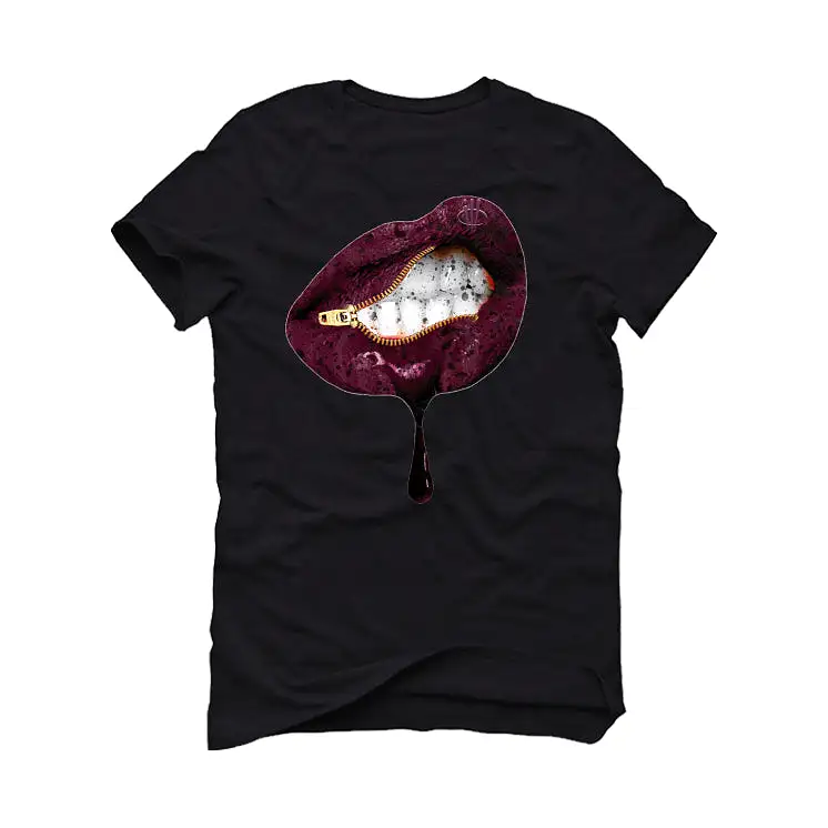 A Ma Maniére x Air Jordan 12 | illcurrency Black T-Shirt (LIPS UNSEALED)