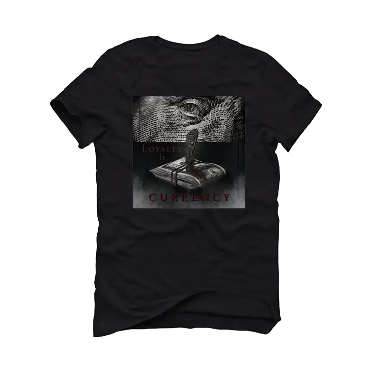 A Ma Maniére x Air Jordan 12 | illcurrency Black T-Shirt (LOYALTY IS CURRENCY)