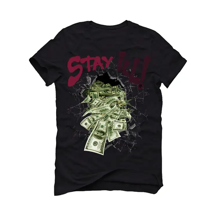 A Ma Maniére x Air Jordan 12 “Black” | illcurrency Black T-Shirt (Stay ill)