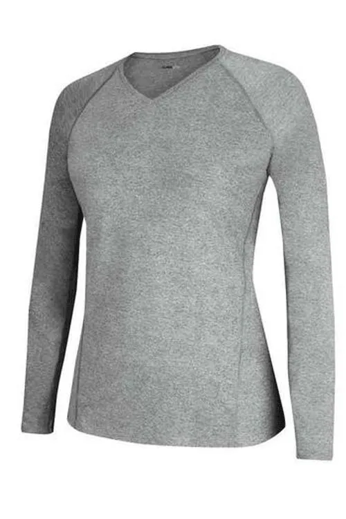 Adidas Climalite Women’s Long Sleeve Tee 3872, Athletic Grey