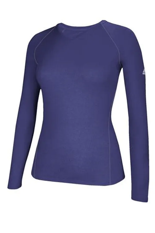 Adidas Climalite Women’s Long Sleeve Tee 3872, Collegiate Purple