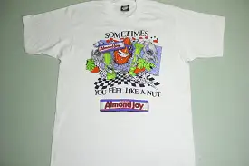 Almond Joy Mounds Sometimes You Feel Like A Nut 90s Vintage Single Stitch USA T-Shirt