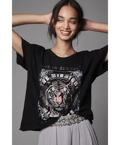 Anthropologie The Midnight Wildcats Graphic Tee