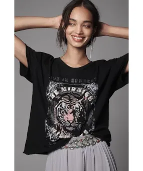 Anthropologie The Midnight Wildcats Graphic Tee