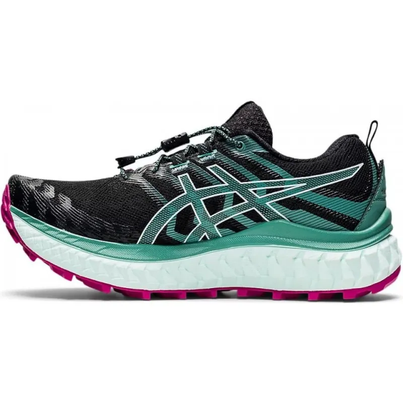 ASICS GEL TRABUCO MAX BLACK/SOOTHING SEA FOR WOMEN'S