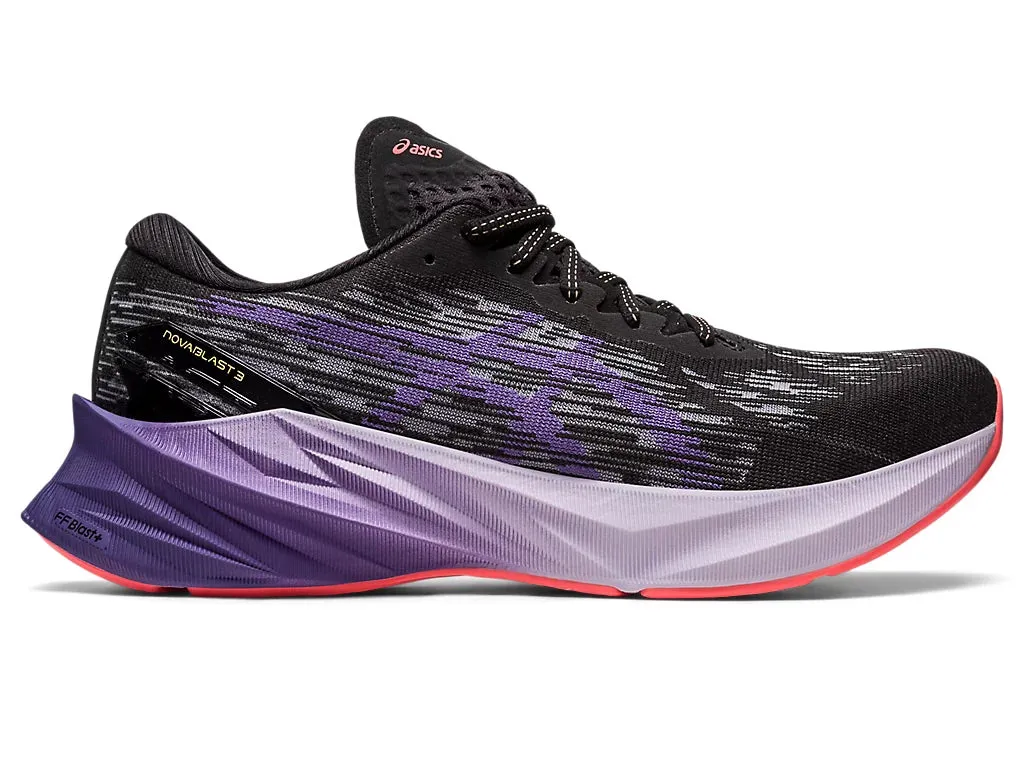 Asics Women's NOVABLAST 3 - BLACK/DUSTY PURPLE