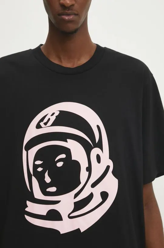 Billionaire Boys Club cotton t-shirt Astro Helmet men’s black color with a print B24348