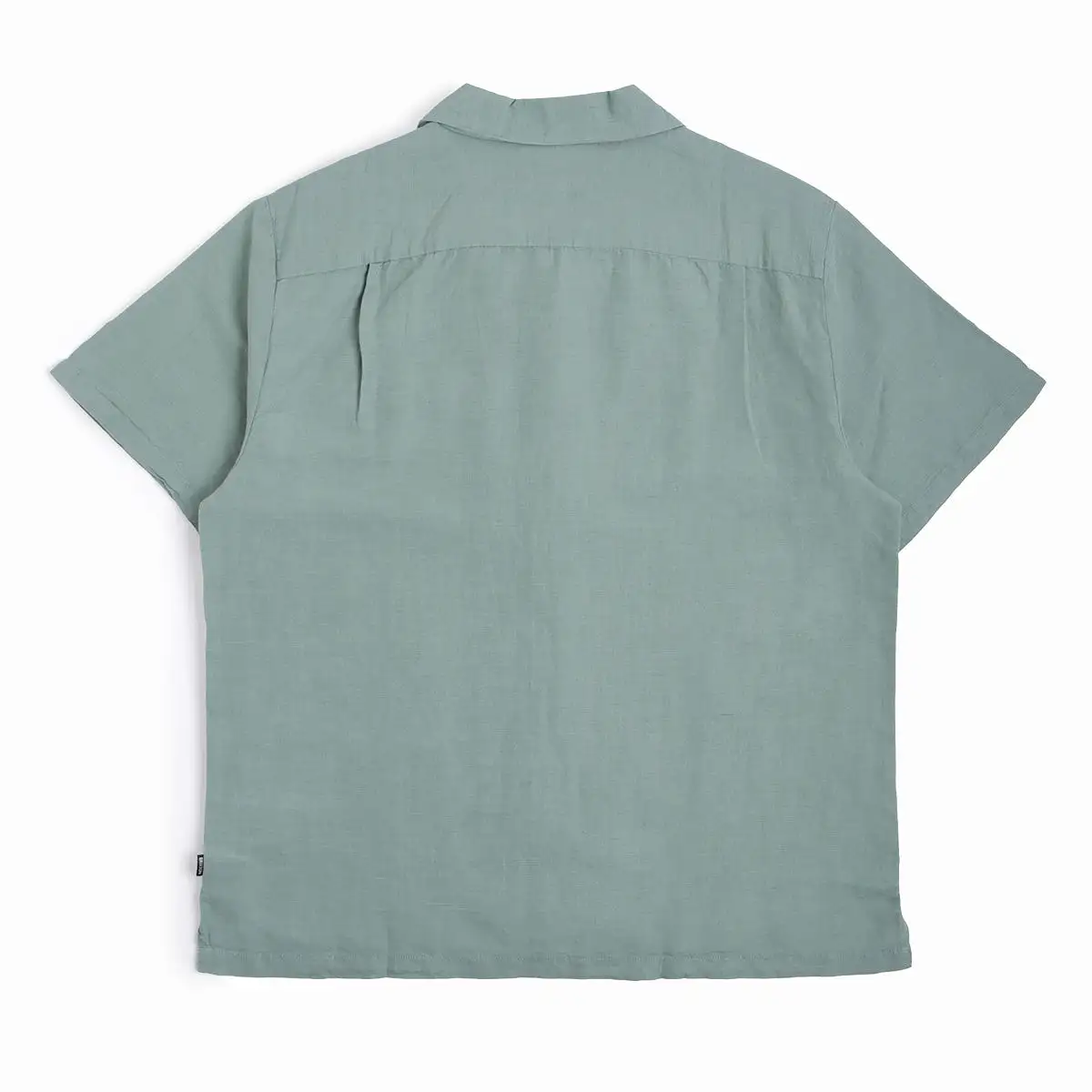 Brixton Bunker Linen Blend Camp Collar Shirt