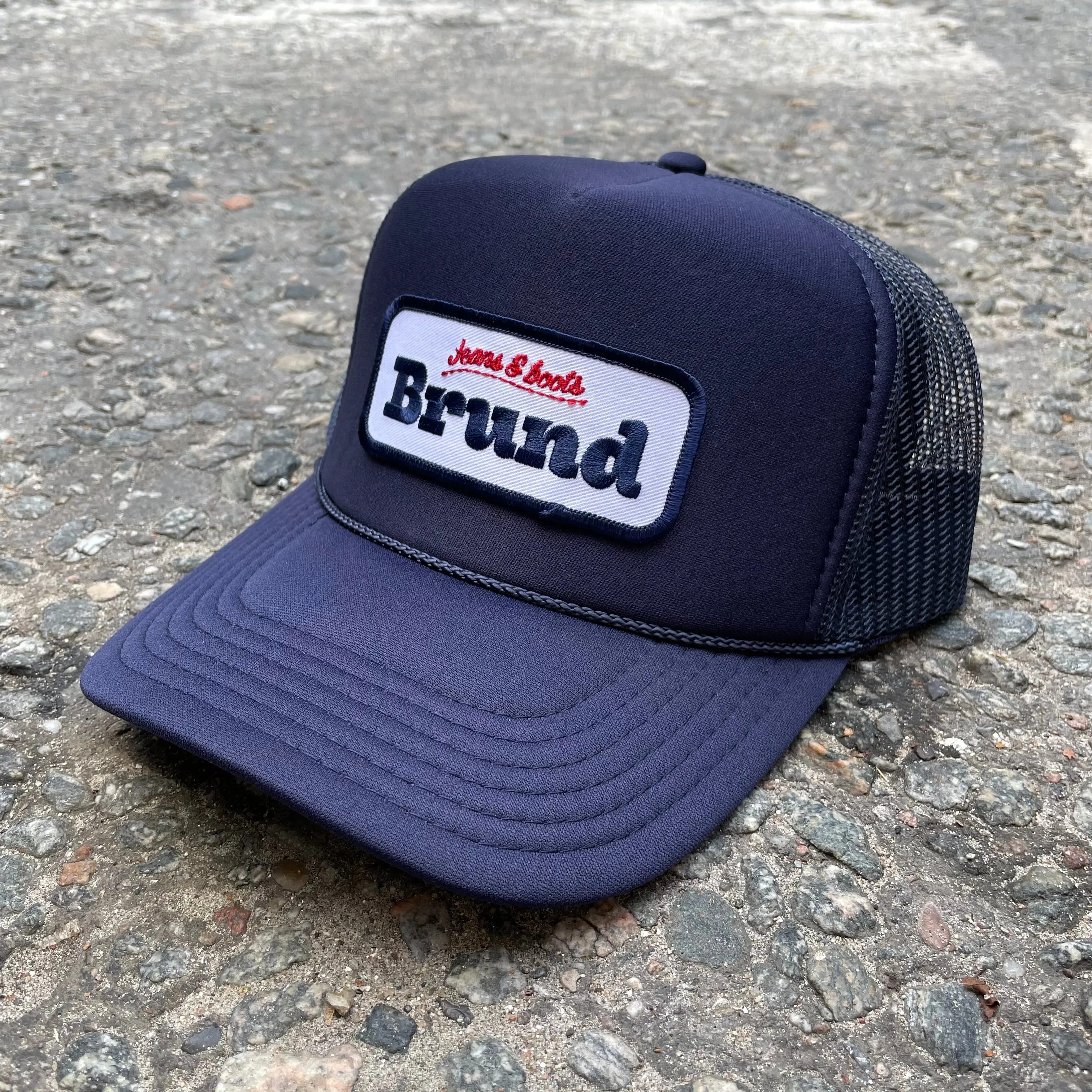 Brund - Logo Mesh Cap Navy