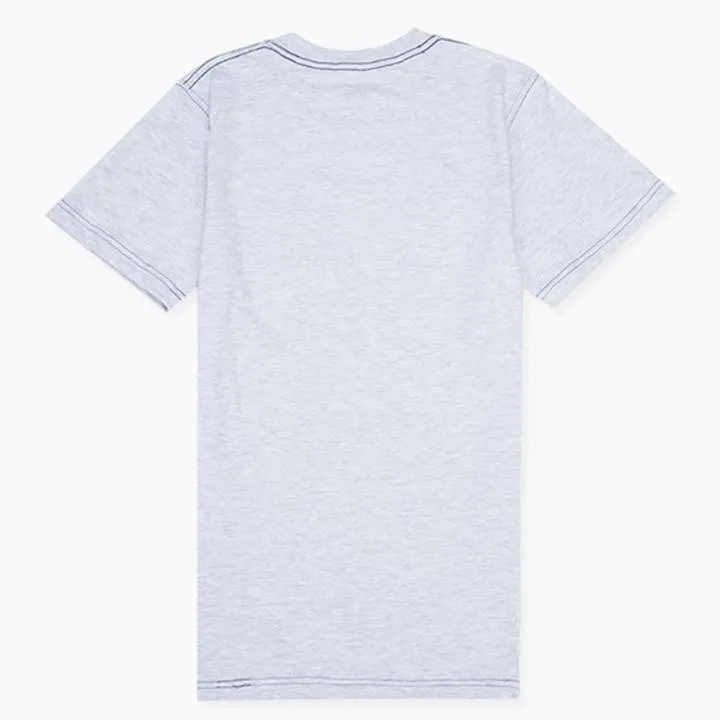 CHAMPION CLASSIC CONTRAST STITCH TEE GREY