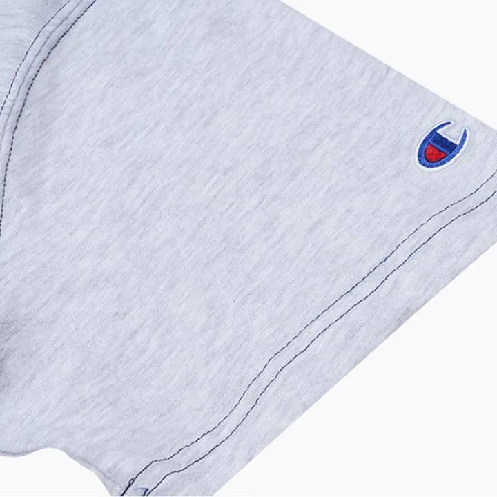 CHAMPION CLASSIC CONTRAST STITCH TEE GREY