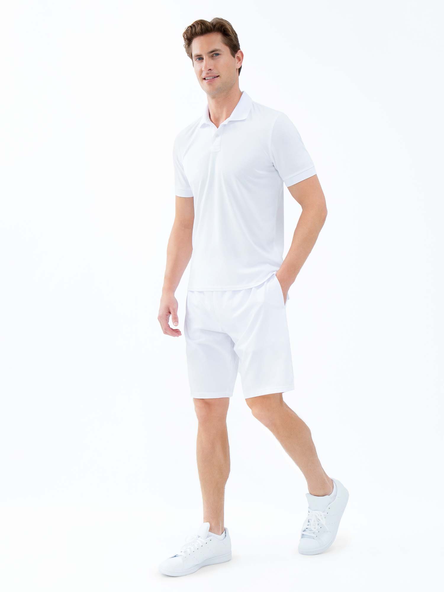 Classic Performance Men's Tennis Short - White