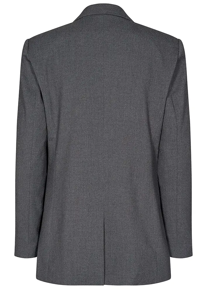 Copenhagen Muse Tailor Jacket - Blazer - Grey Melange