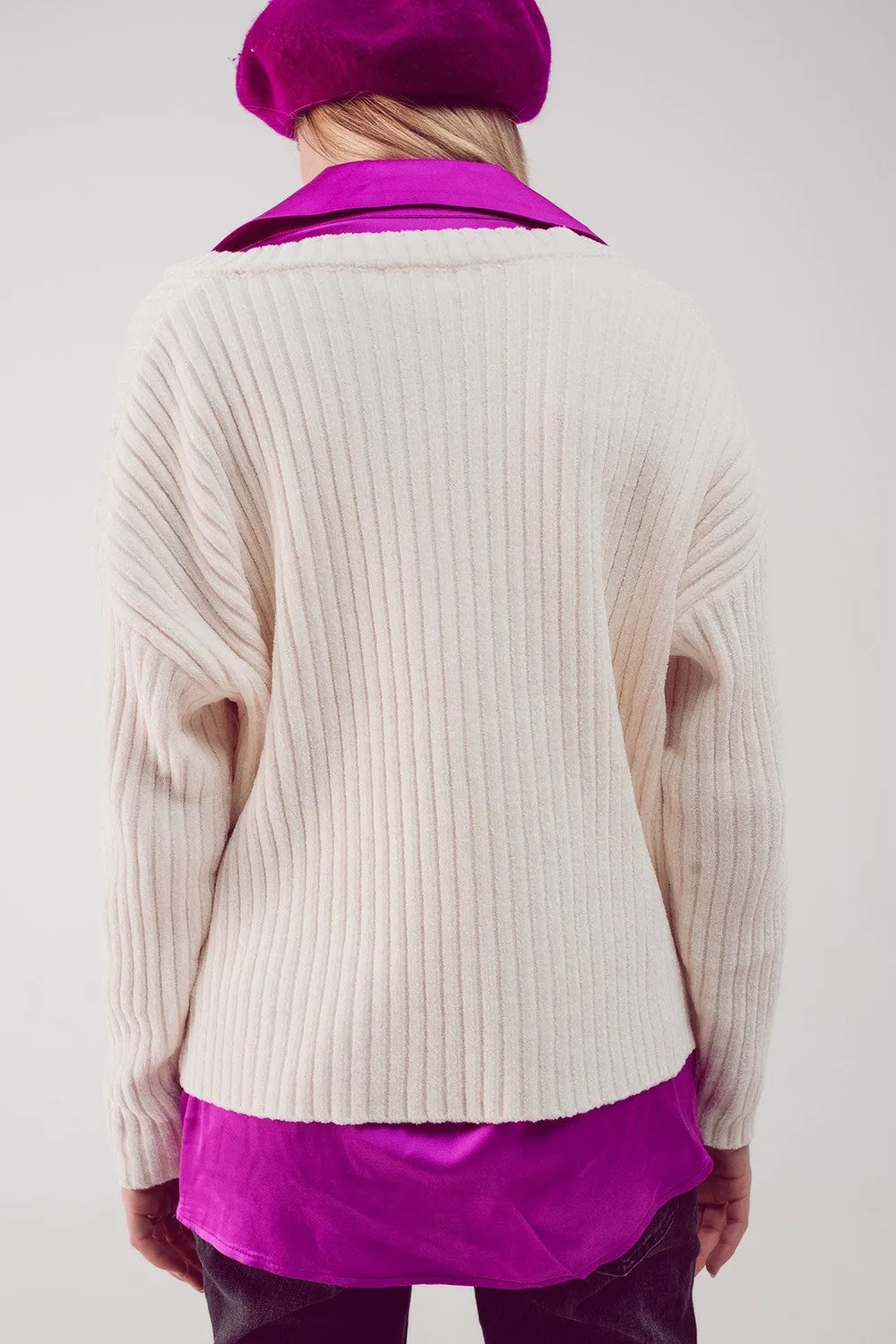 Cream Chenille Jumper