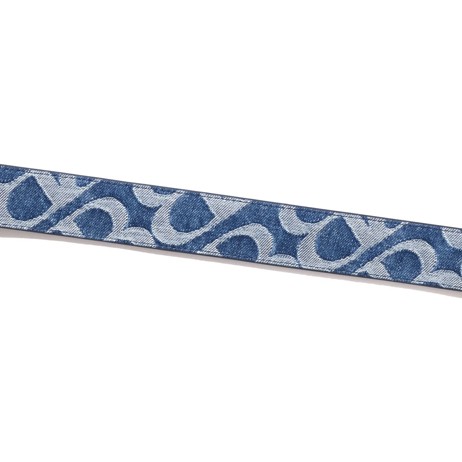 DENIM MONOGRAM BELT MENS