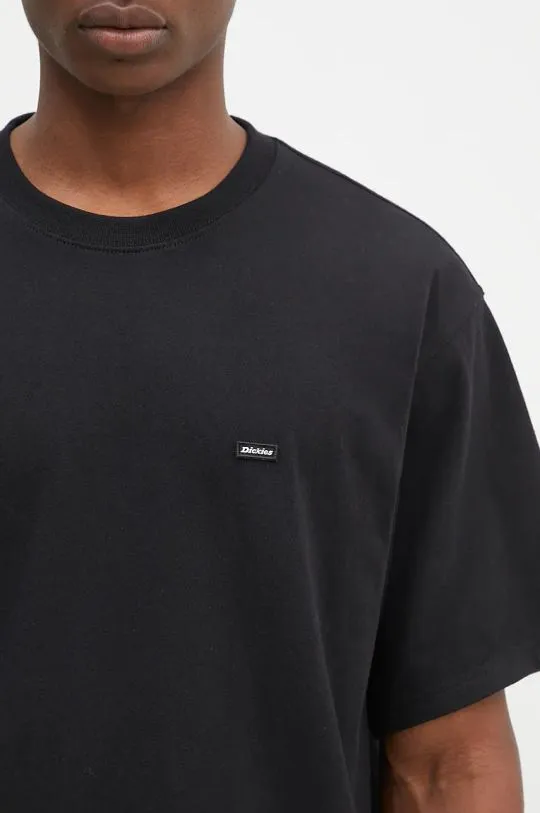 Dickies cotton t-shirt Clancy Heavyweight Tee men’s black color with a print DK0A4Z4L