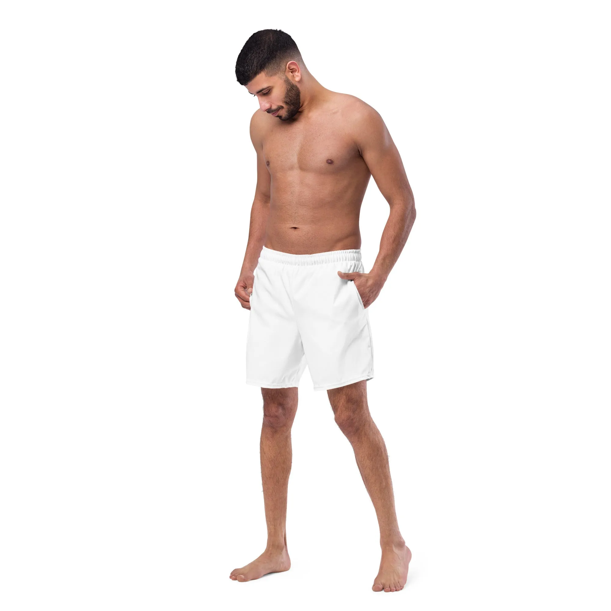 ECO MEN'S SWIM SHORTS |WHITE