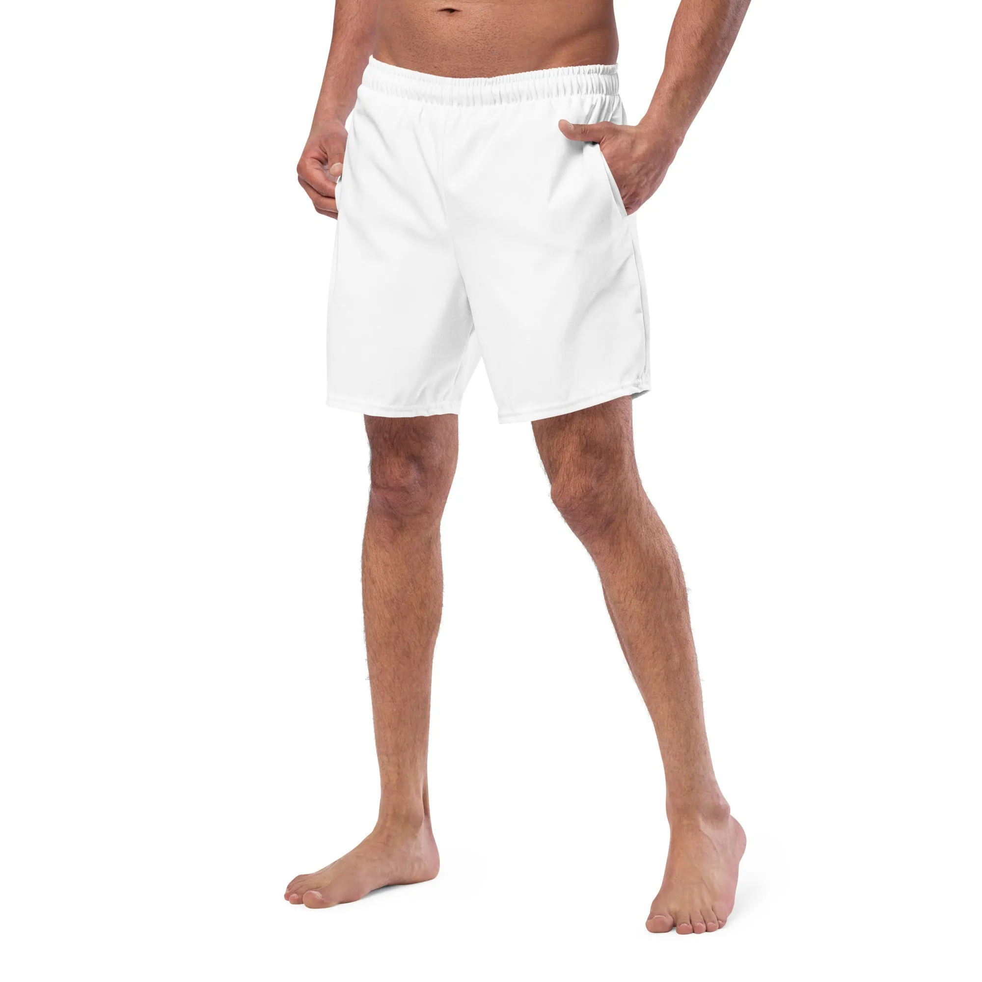 ECO MEN'S SWIM SHORTS |WHITE