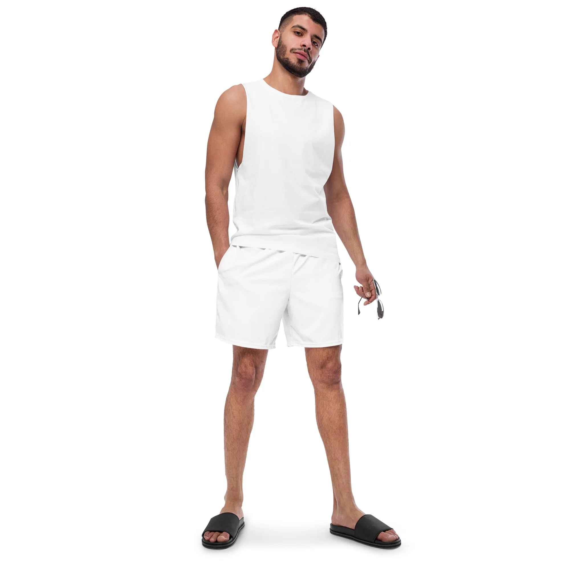 ECO MEN'S SWIM SHORTS |WHITE