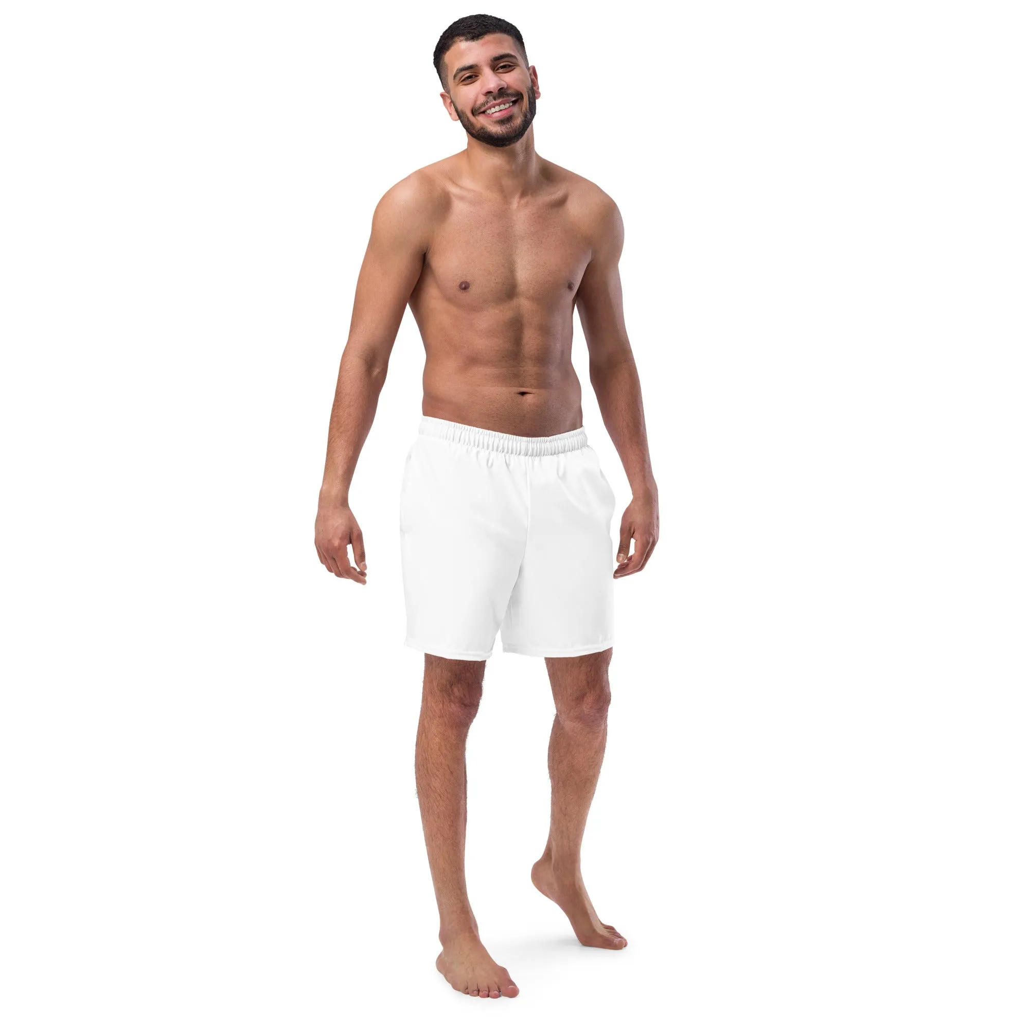 ECO MEN'S SWIM SHORTS |WHITE