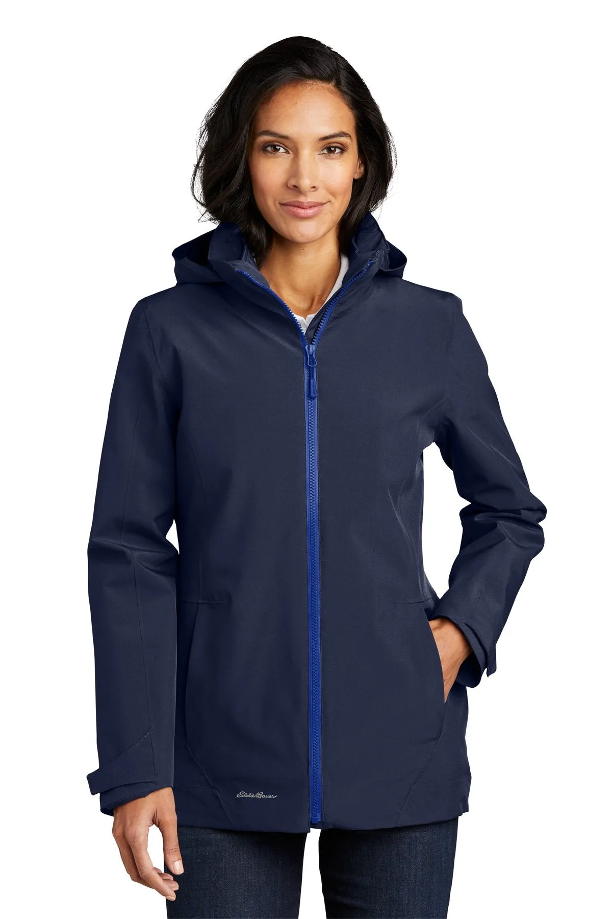 Eddie Bauer Ladies WeatherEdge 3-in-1 Jacket EB657 River Blue/ Cobalt Blue