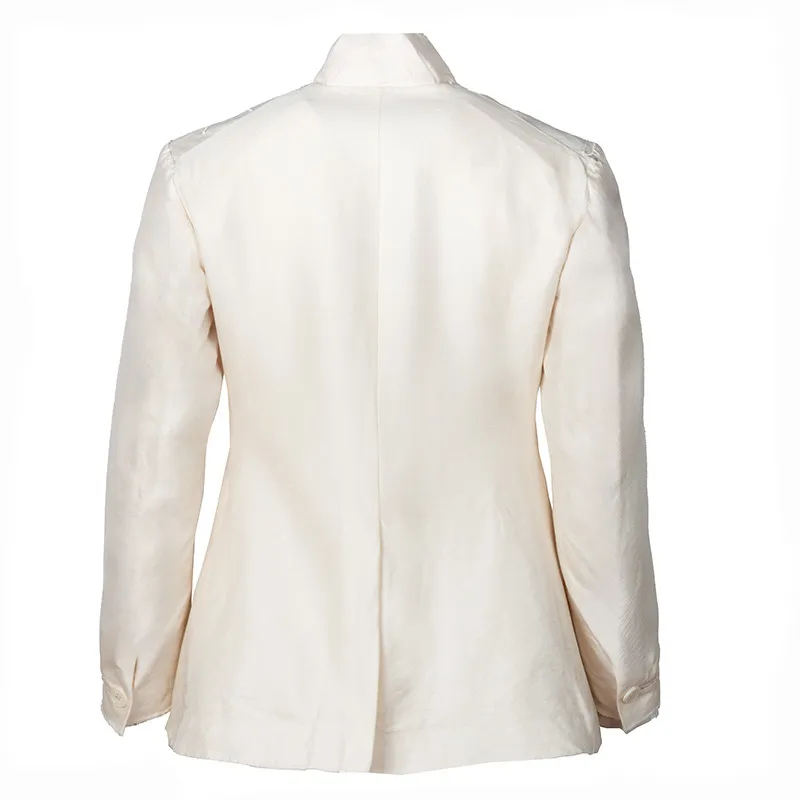 Elena Dawson Caviar Crepe Jacket