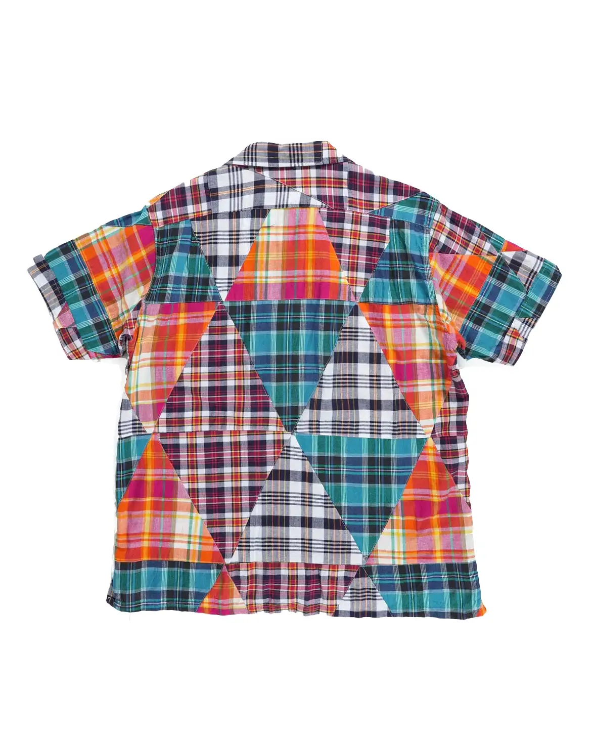 Engineered Garments Multi Patchwork Plaid Camp Shirt