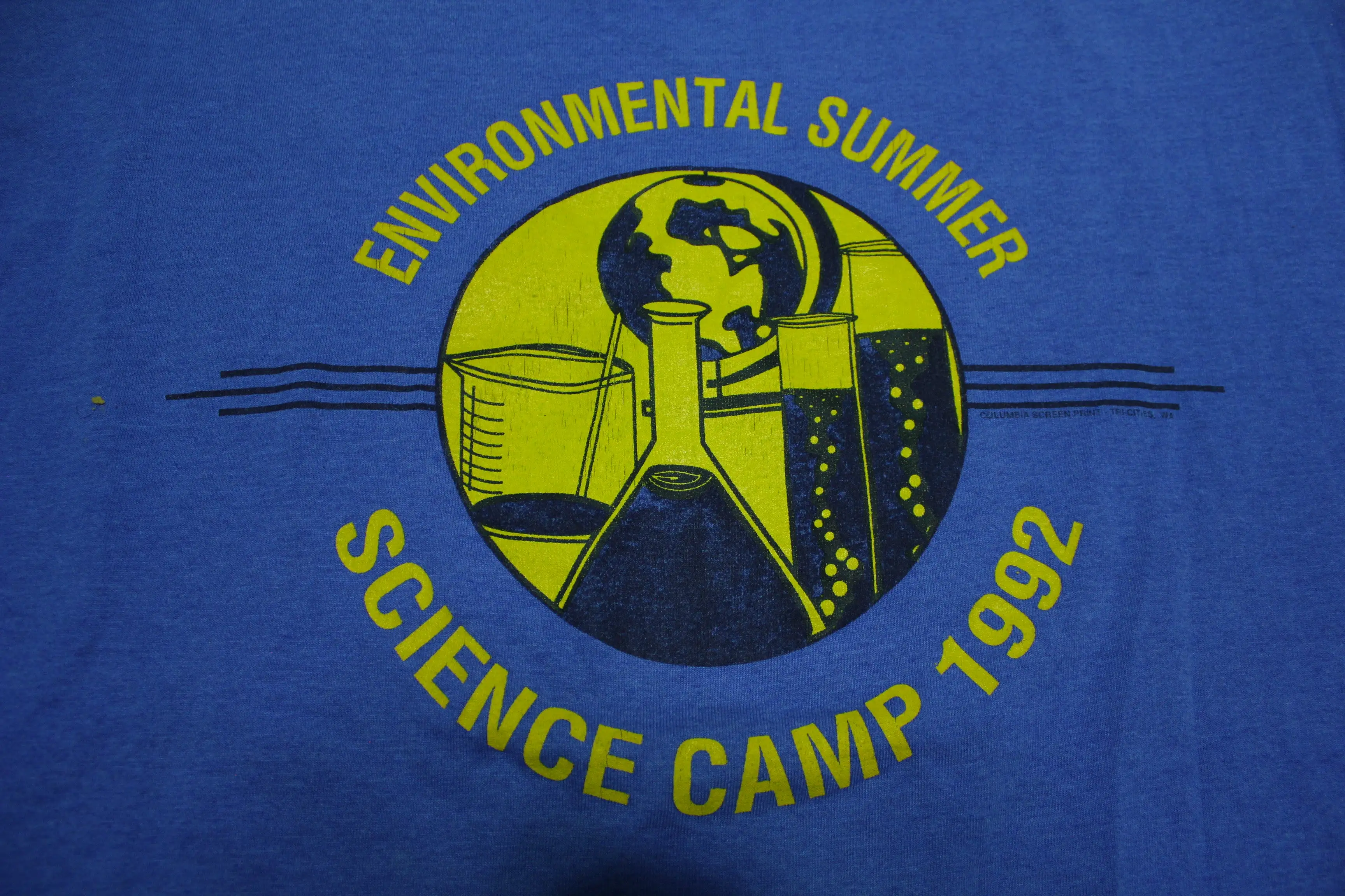 Environmental Summer Science Camp 1992 Vintage Hanford Westinghouse T-Shirt