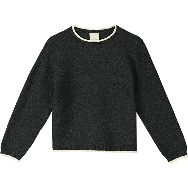 ettie + h Penryn Sweater, Charcoal/Ivory