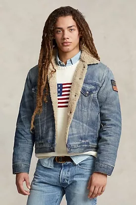 Fleece-Lined Trucker Jacket