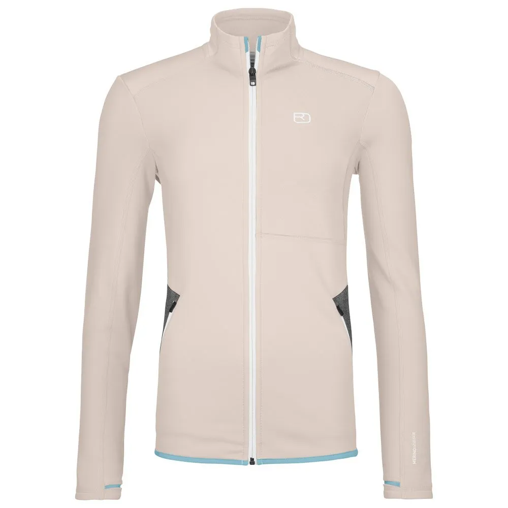 Fleece Ortovox ---Fleece Jacket W White Chalk