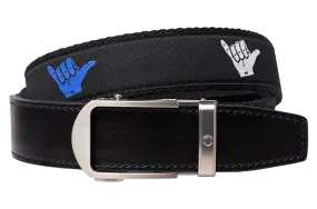 Hampton Shaka Red, White, & Blue, 1 3/8 Strap, Ribbon Belt