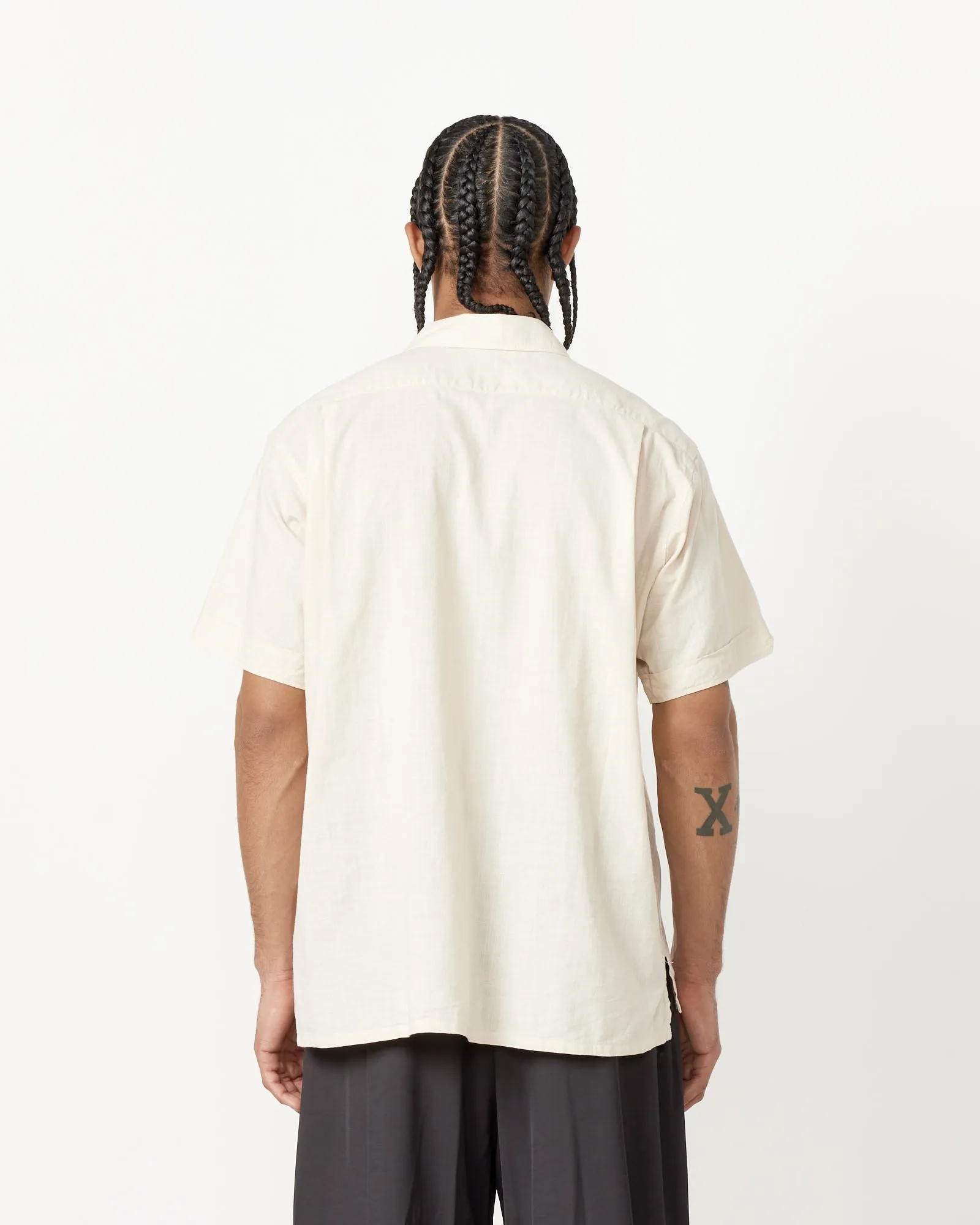 Handkerchief Camp Shirt in Beige