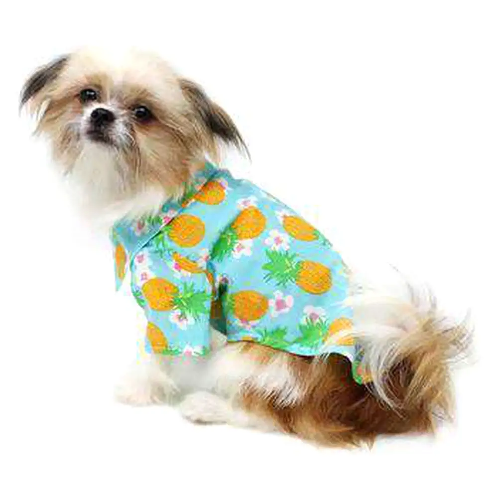 Hawaiian Camp Shirt - Pineapple Luau