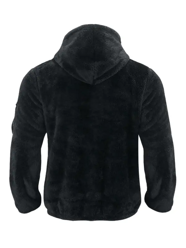 Hooded Fleece Men Winter Jacket