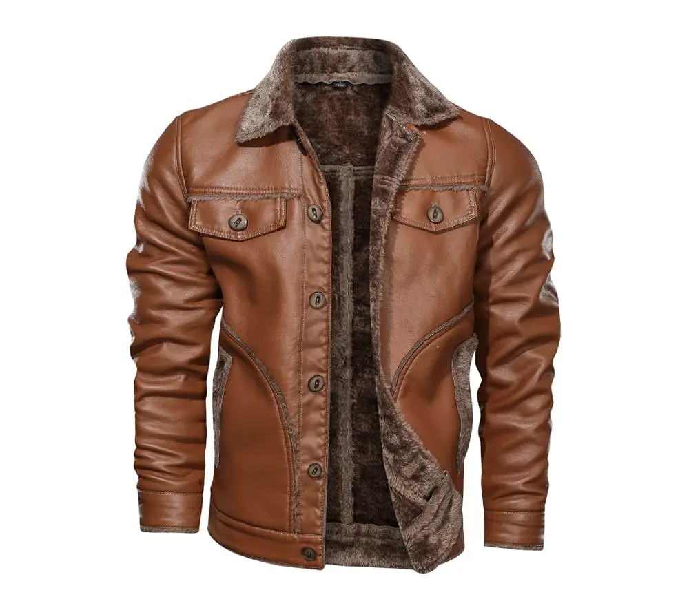 Johny Leather Motorcycle Jacket For Men