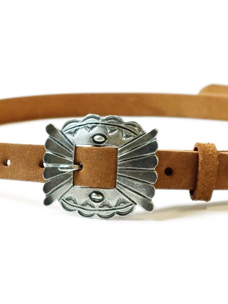 Kapital suede pueblo buckle belt