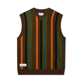 Kingston Knit Vest, Brown