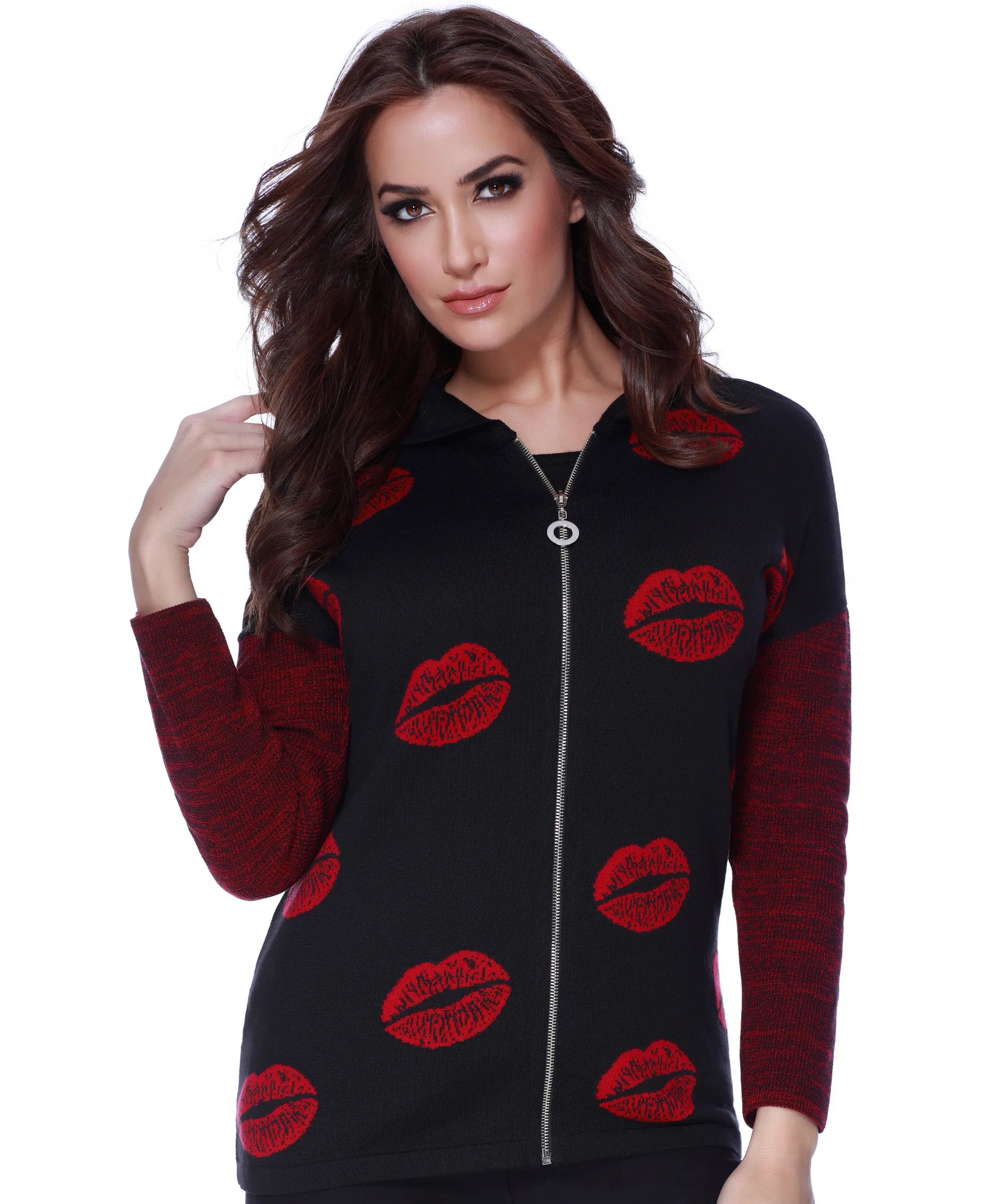 Kisses Me Hooded Cardigan