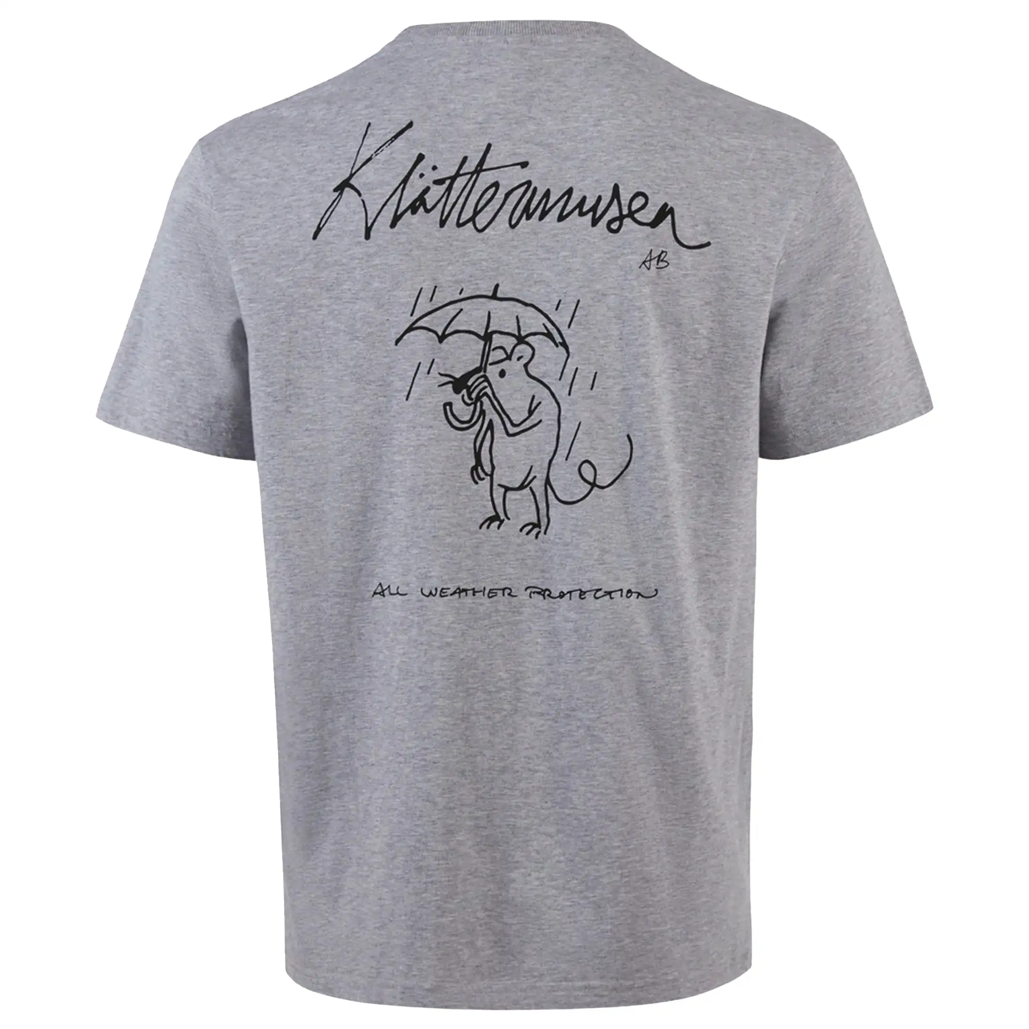 Klattermusen Runa Rain Mouse T-Shirt - Grey Melange