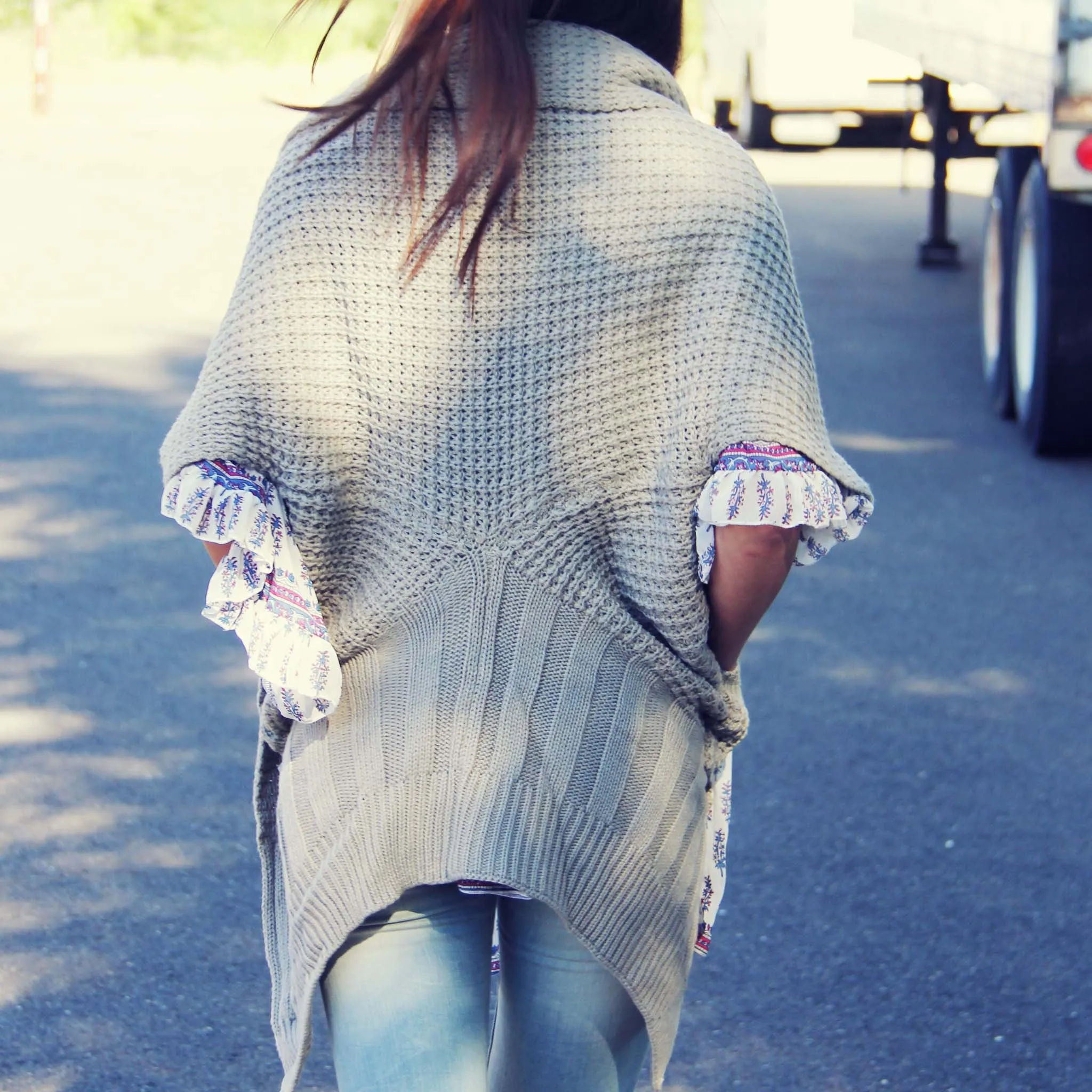 Lake Aspen Sweater in Gray