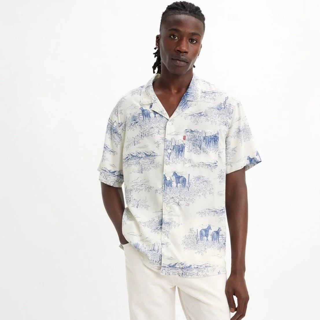 Levi’s SUNSET CAMP SHIRT TOILE VINT Blue