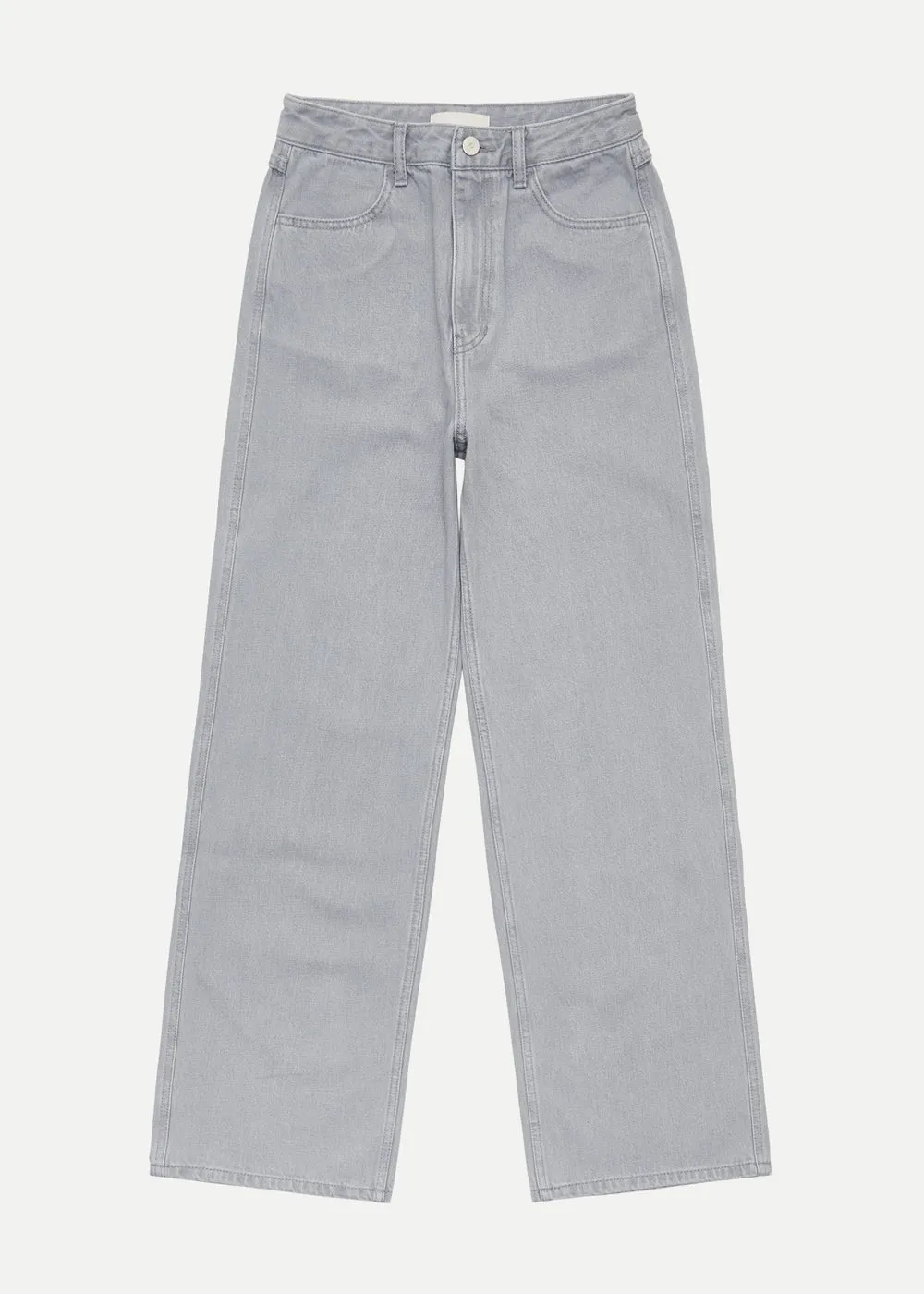 Light Gray Semi Wide Boot Cut Jeans