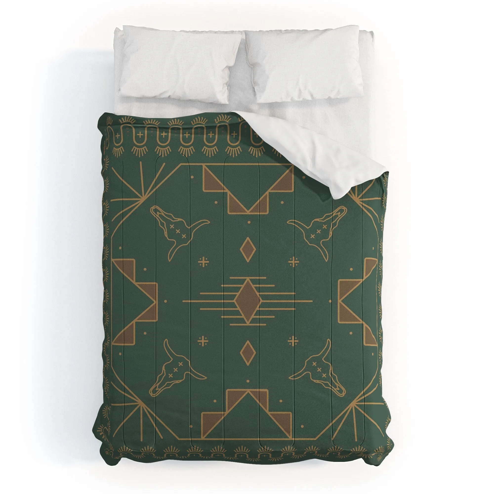 Lost Desert Green Comforter &/or Bed in a Bag Set (DS) DD