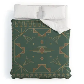 Lost Desert Green Duvet Cover &/or Bed in a Bag Set (DS) DD