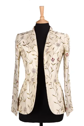 Lotus Jacket in Ivory - Sale