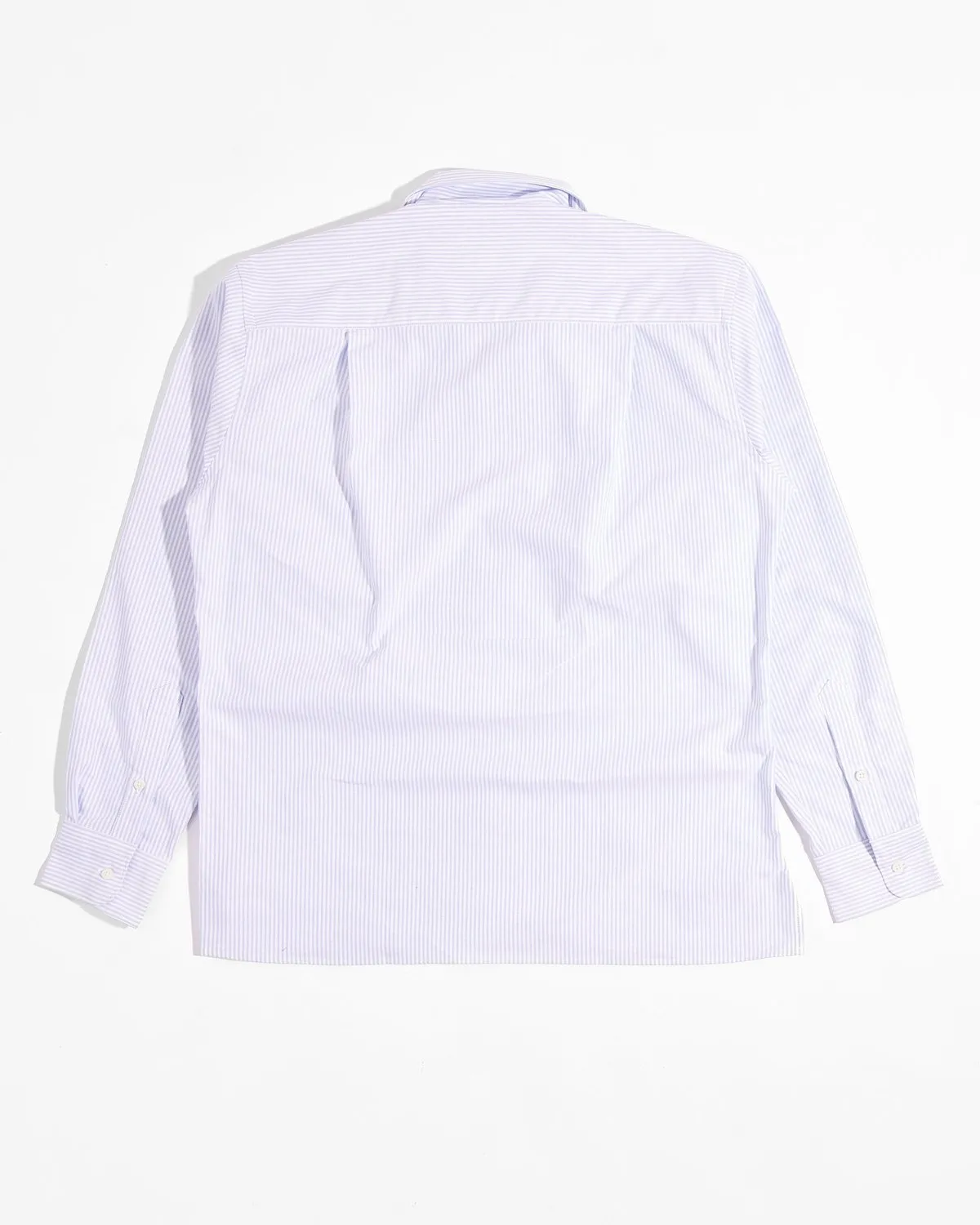 LS Camp Shirt - Classic Blue Oxford Stripe