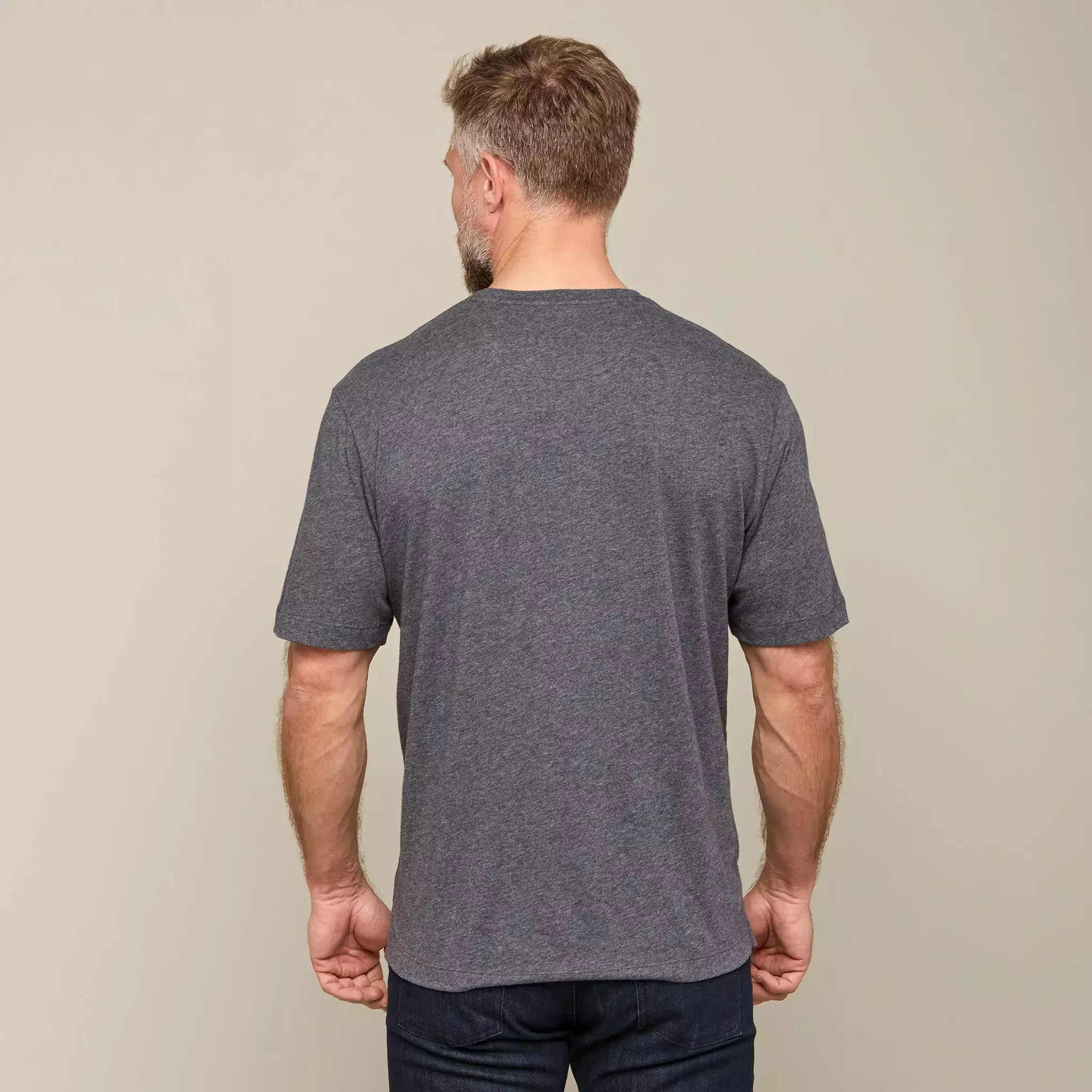 Lucchese Pima Cotton Tee :: Grey Melange