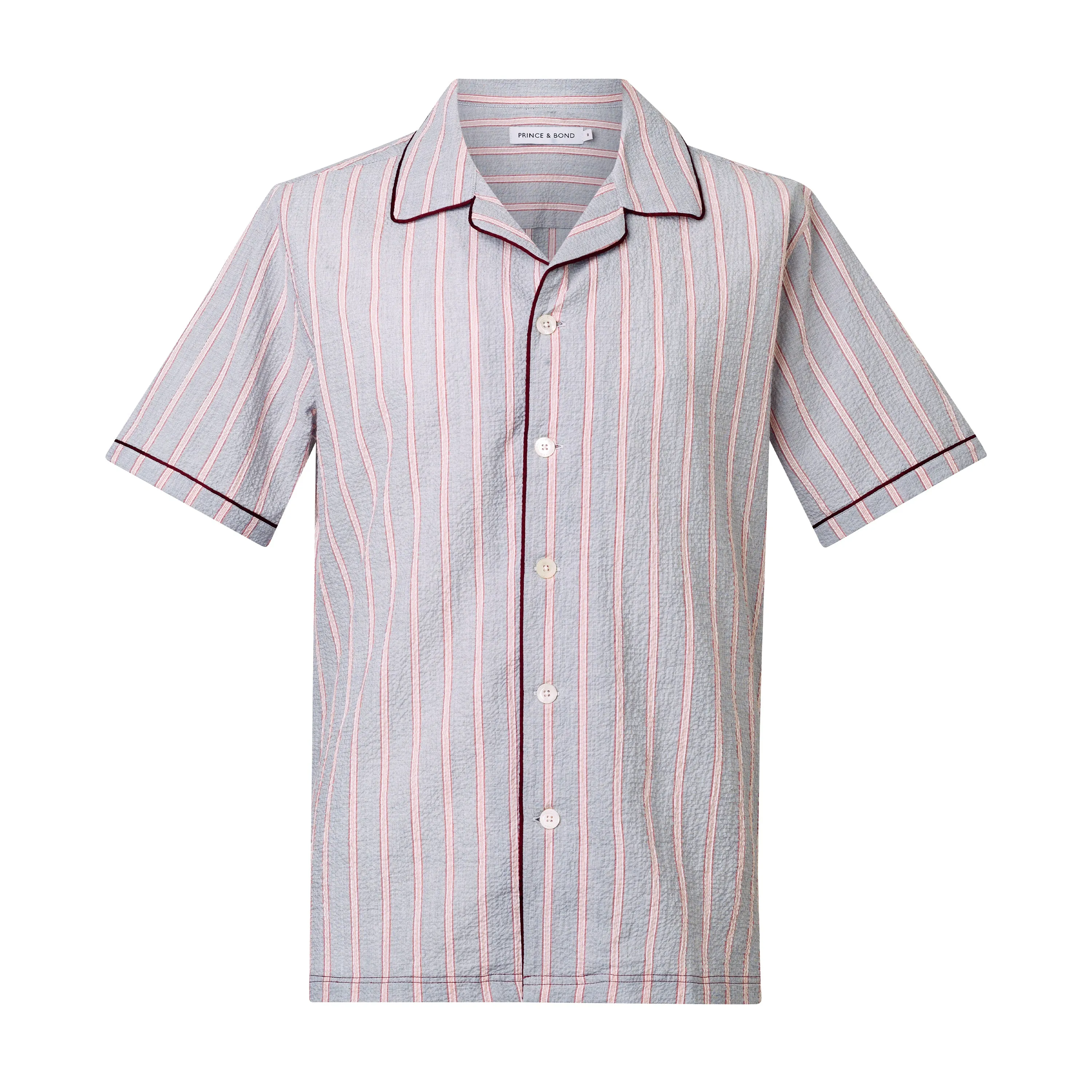 Luka camp collar Shirt with Piping